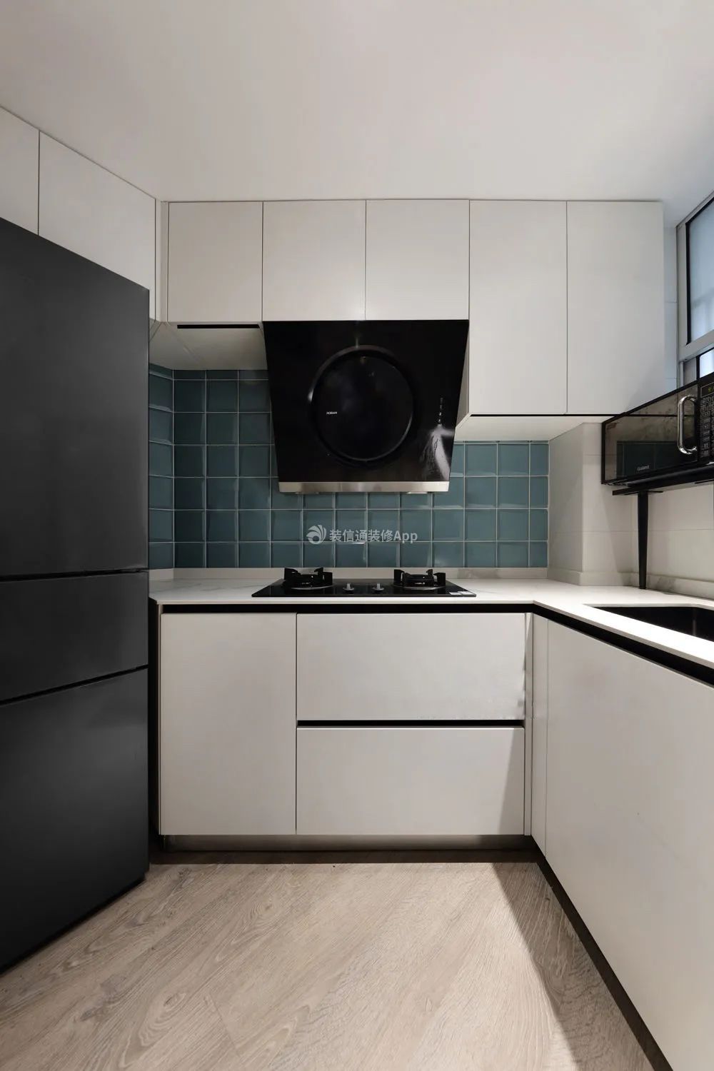 70平方米二室一厅厨房现代装修设计图