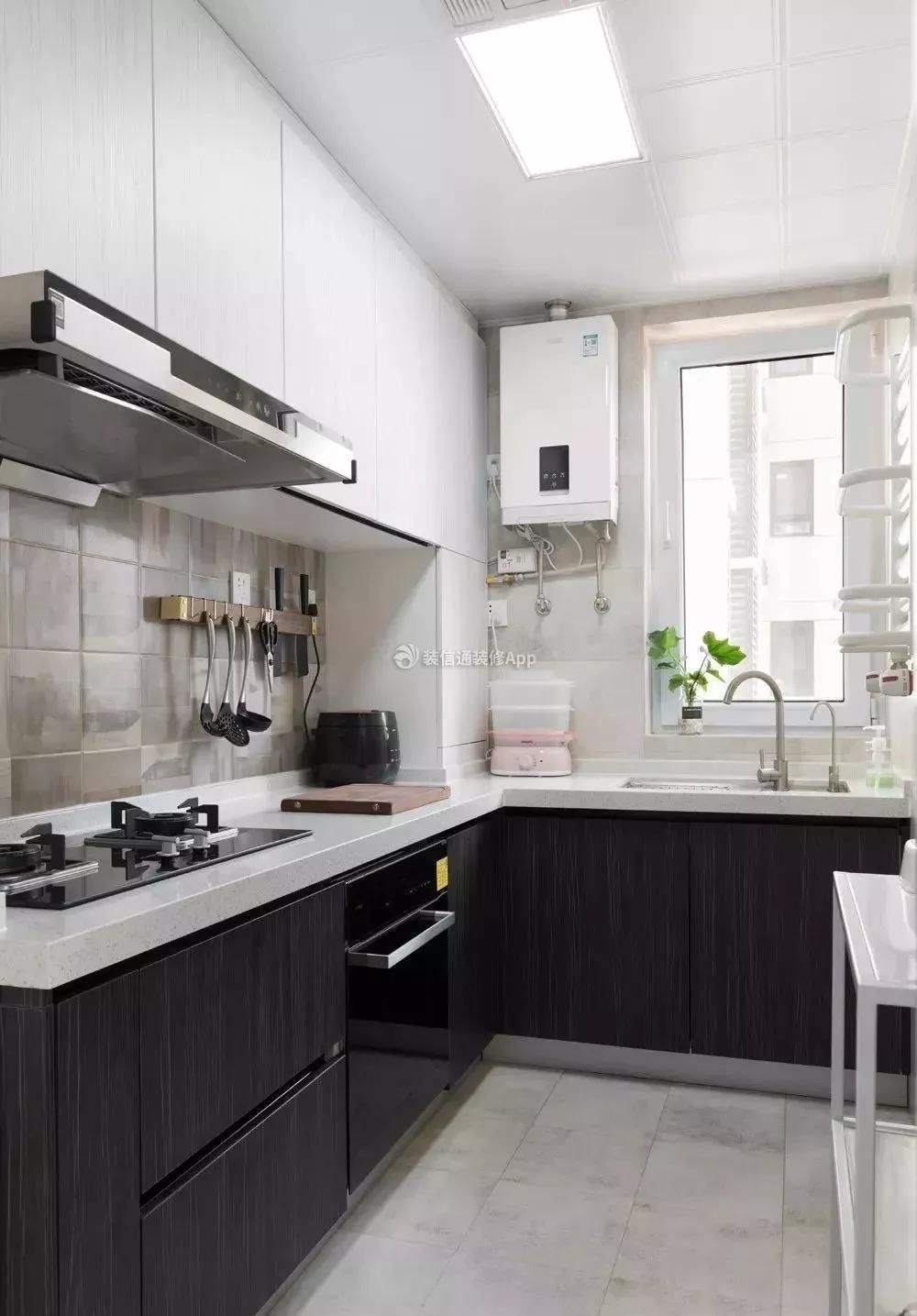 70平方二室一厅厨房现代风格设计效果图