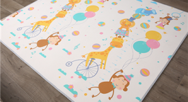 [华宫装饰]儿童地毯爬行垫的选购方法 儿童地毯爬行垫的选购注意事项