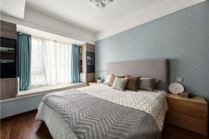 [北京极装吉住装饰]卧室墙面颜色搭配技巧，这么装更舒适！
