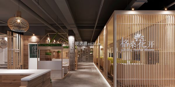 西餐厅日式风格1000㎡设计方案