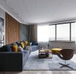 现代风格客厅布艺沙发装潢效果图片