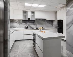 现代风格厨房吧台设计装潢效果图片