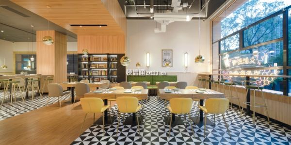 茶餐厅港式风格265㎡设计方案