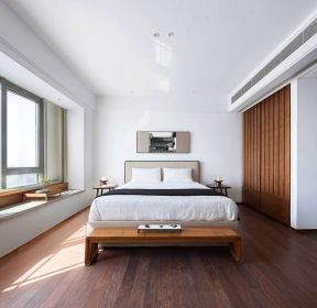 150平方米房子卧室木地板装修效果图片-每日推荐