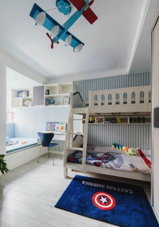 90平方米两室儿童房上下床装修设计效果图