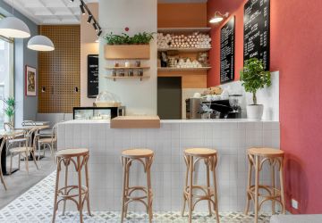 55平北欧风格咖啡厅装修案例