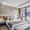 现代家装卧室床头造型设计图片