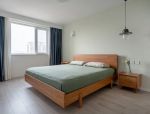 80平米房子卧室实木床装修效果图