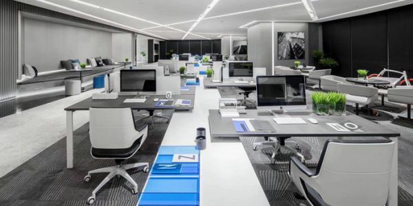 办公场所现代风格618㎡设计方案