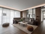 中海熙湾112平现代风格三居室装修案例