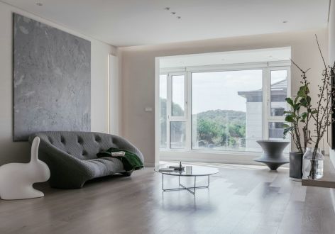 御景湾180㎡四居室现代风格装修案例