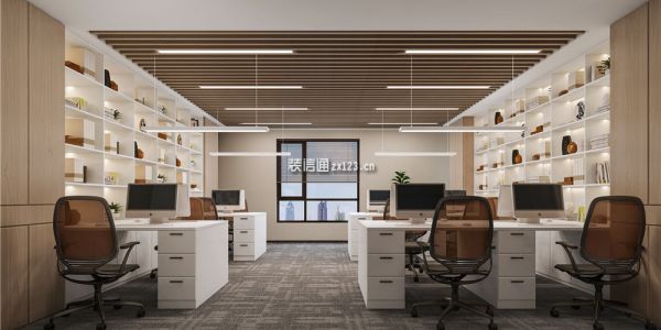 办公场所新中式风格788㎡设计方案