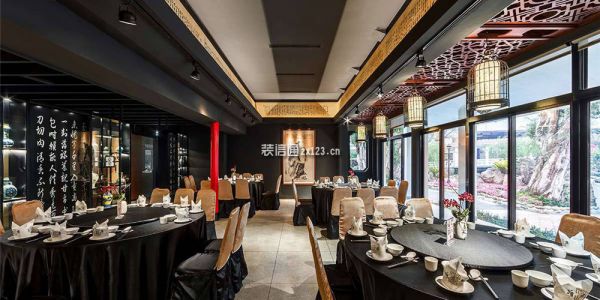 中餐厅中式风格550㎡设计方案
