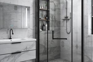 [乌鲁木齐业之峰装饰]淋浴门款式有哪些 淋浴门的作用