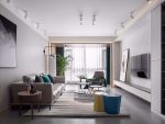 保利和光尘樾98平现代风格二居室装修案例