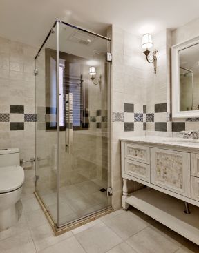卫生间淋浴房设计图 卫生间淋浴房装修效果图 卫生间设计效果图