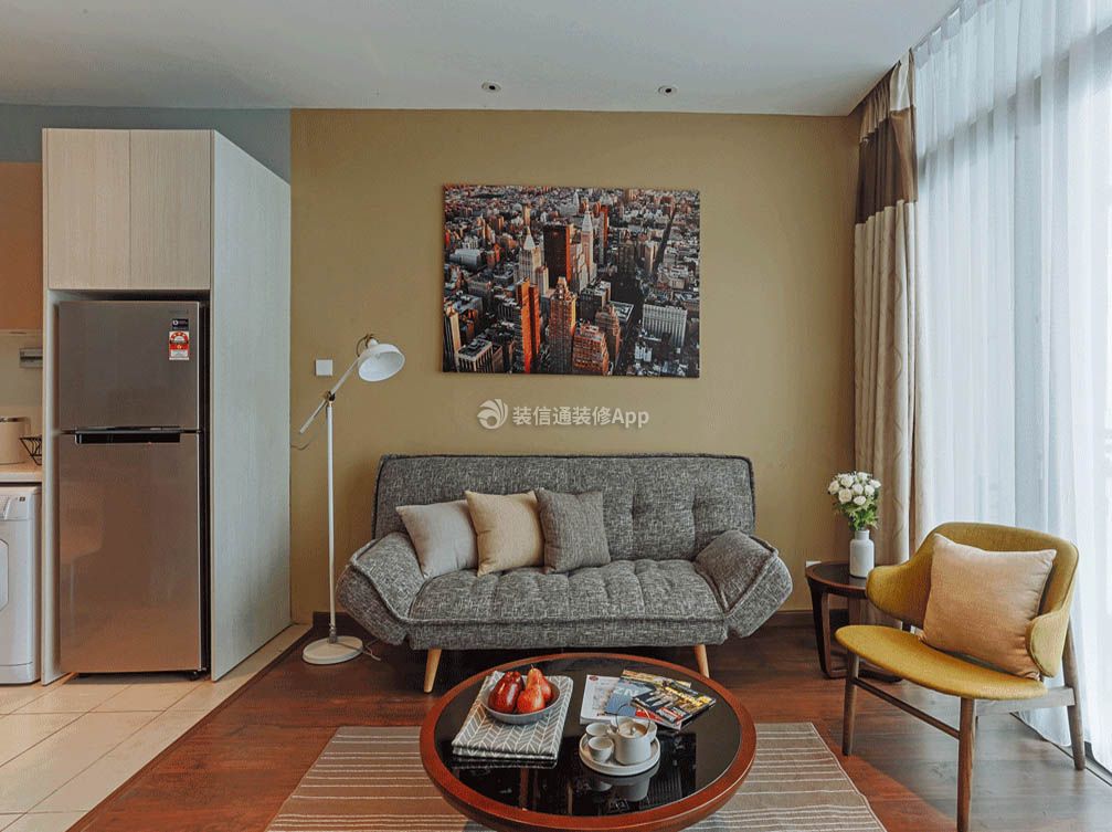 60平方米小户型客厅沙发装修图片