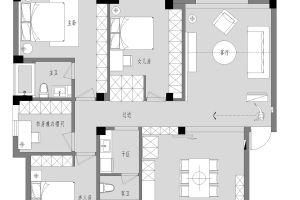 [合肥山水装饰公司]148㎡现代主义 | 极简与品质并存