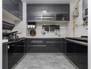 110平方米现代风格厨房装修设计效果图