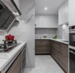 80平方米家庭厨房简单装修效果图
