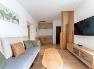 日式风格两居客厅设计装修效果图
