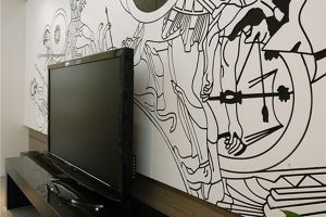 [佛山华浔装饰]手绘餐厅背景墙设计技巧 手绘餐厅背景墙设计要点