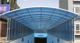 [沈阳方林装饰]阳光板雨棚搭建技巧 阳光板雨棚怎么搭建的注意事项