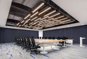 会议室灯具图片 办公室会议室装修效果图