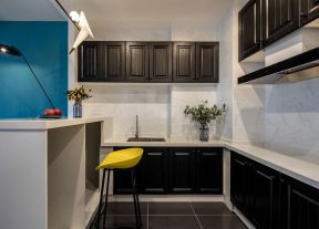 40平方米装修效果图 厨房橱柜颜色效果图