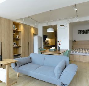 30平方米小公寓现代简约装饰图片-每日推荐