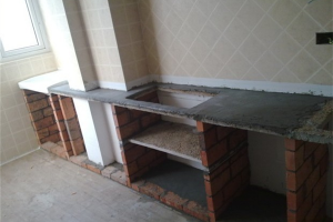 砖砌厨房装修步骤