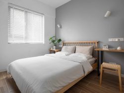 70平米小户型房子卧室北欧风格装修设计图