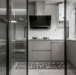 150平方房子厨房玻璃门设计图欣赏