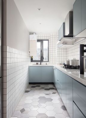 厨房橱柜颜色 家庭厨房装修效果图片 家庭厨房装修照片