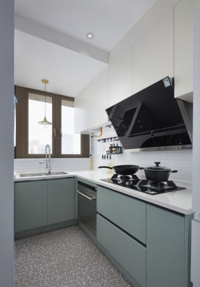 厨房橱柜颜色效果图 厨房橱柜颜色搭配图片