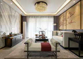 新中式客厅家装效果图 新中式客厅设计图片 新中式客厅设计