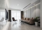 简约现代风格客厅沙发墙装修设计图