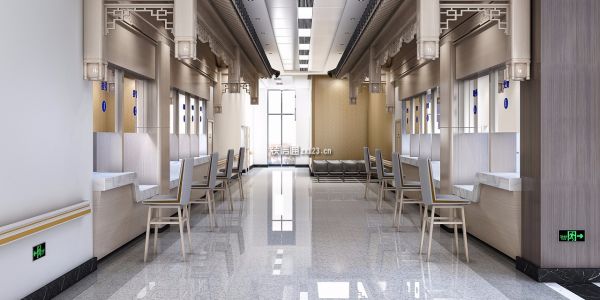 中医院中式风格2100㎡设计方案