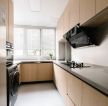 110平方三室两厅厨房现代风格装修效果图