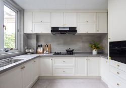 2022简美风格厨房橱柜设计装修图片