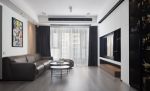 望京130平米现代黑白灰风四室两厅装修案例