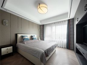 160平米四室两厅卧室灯具装潢设计效果图