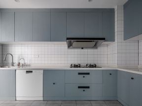 厨房橱柜颜色 家庭厨房装修效果图片 家庭厨房装修图