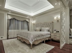 欧式卧室房间装修效果图 欧式卧室设计图 欧式卧室设计效果图