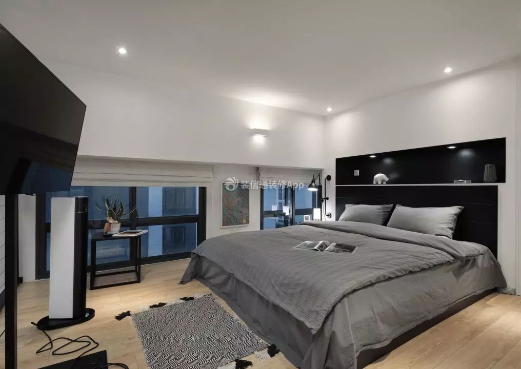2023单身公寓卧室现代简约装修效果图