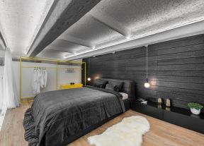2023单身公寓卧室墙面装修效果图