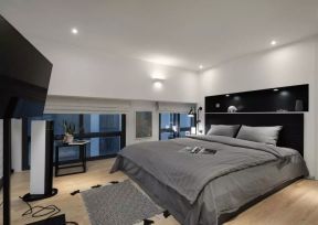 卧室现代简约风格 卧室现代简约装修图 现代简约卧室装饰图片