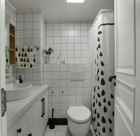 单身公寓卫生间墙砖装饰效果图-每日推荐