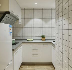 2022单身公寓厨房墙砖装修效果图-每日推荐